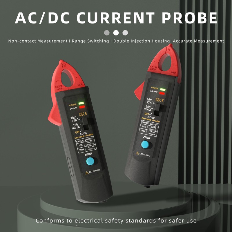 UP1 AC/DC Current Clamp Meter Transducer for Digital Oscilloscope 100A