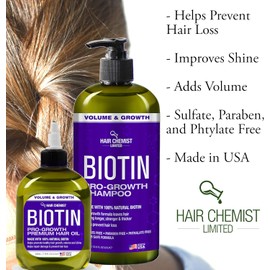 Hair Chemist Biotin Pro-Growth Premium Hair Oil 7.1 oz.