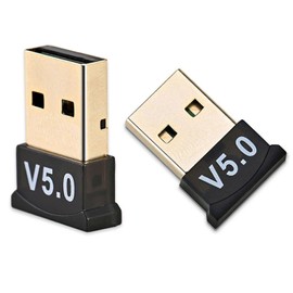 Bluetooth Adapter for PC, USB Bluetooth Adapter 5.0 Transmitter Bluetooth Dongle Stick Bluetooth Receiver Adapter for PC Notebook