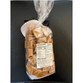 Happy Sweets Gourmet SEA SALT CARAMELS Delicious Morsels- ONE LB-GIFT BAG