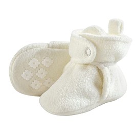 Little Treasure Unisex Baby Cozy Fleece Booties, Cream, 18-24 Months