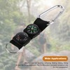 Military Compass,3 in 1 Multifunction Compass, Waterproof Mini Portable Thermometer