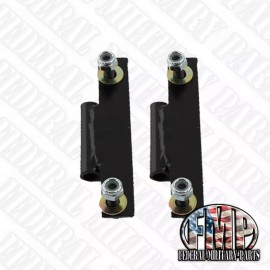 Black Hard X-door Hanger Mounting Hinge Half-Set Of 2- fits HUMVEE M998 12338650