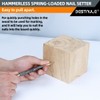 BESTNULE 4-Piece Nail Setter Dual Head Nail Set & Dual