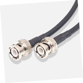 Operitacx Koaxialkabel Männlich Männlich Verlängerungskabel für Sdi Anwendungen Niedriger Verlust Nickelbeschichtete für Signalübertragung für Funkgeräte Oszilloskope