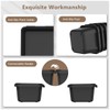 A-LUGEI【𝟰𝟲𝗣𝗖𝗦 & 5 Size】Tool Box Organizer Tray Divider Set, 【Black】