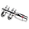 S SIENOC 3/4 to 1/2 H Valve Chrome Connection Set