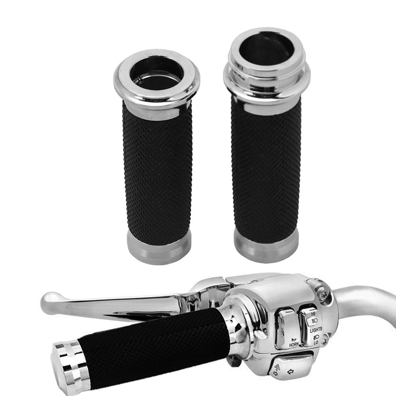 HCmotorku Bike Grip Handle Grip 1" Electronic Throttle Handle Grip