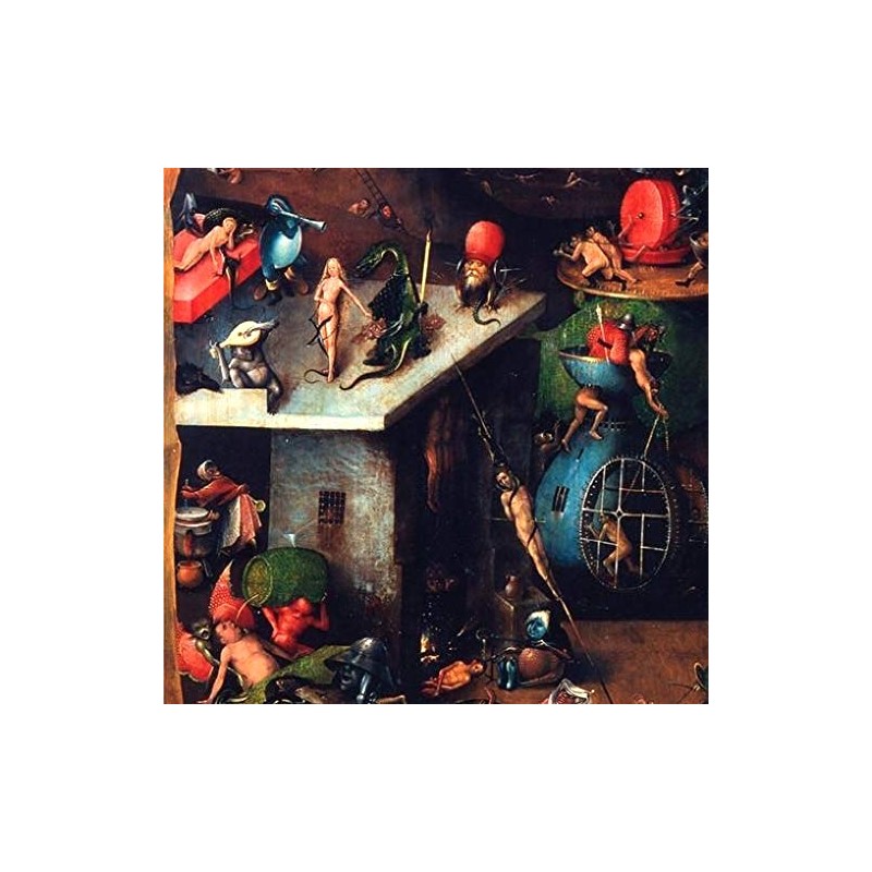 Parastone Hieronymus Bosch Blue Flutist Figurine – 3D Sculpture Replica