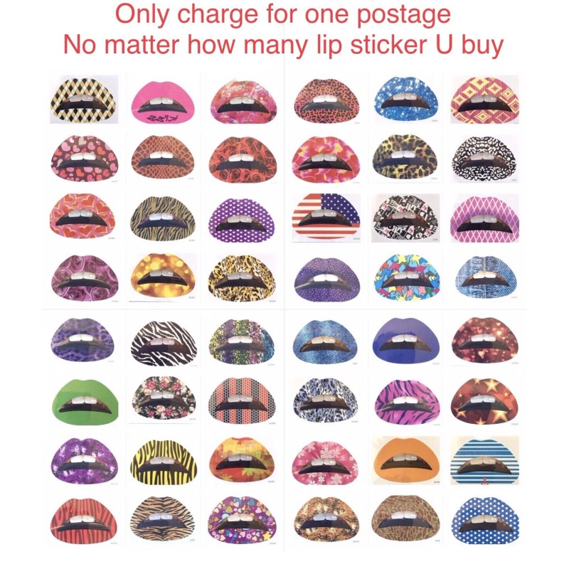 Gao Feng Temporary Lip Tattoo Sticker Lipstick Art Transfer With
