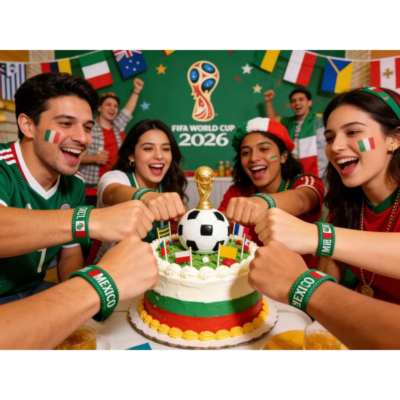 Pulsera Con Bandera De La Copa Mundial De La Fifa
