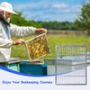 witbee 4Pcs Metal Queen Excluder for 10 Frame Beehive Metal