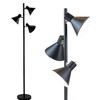 LIGHTACCENTS Black Tree Floor Lamp with 3 Adjustable Lights –