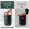 YUNLINLI Kitchen Canisters Set of 2 Large with Top Handle,