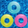 Transparent Swimming Ring Inflatable Kids Swimming Float,76cm Inflatable Pool Floats
