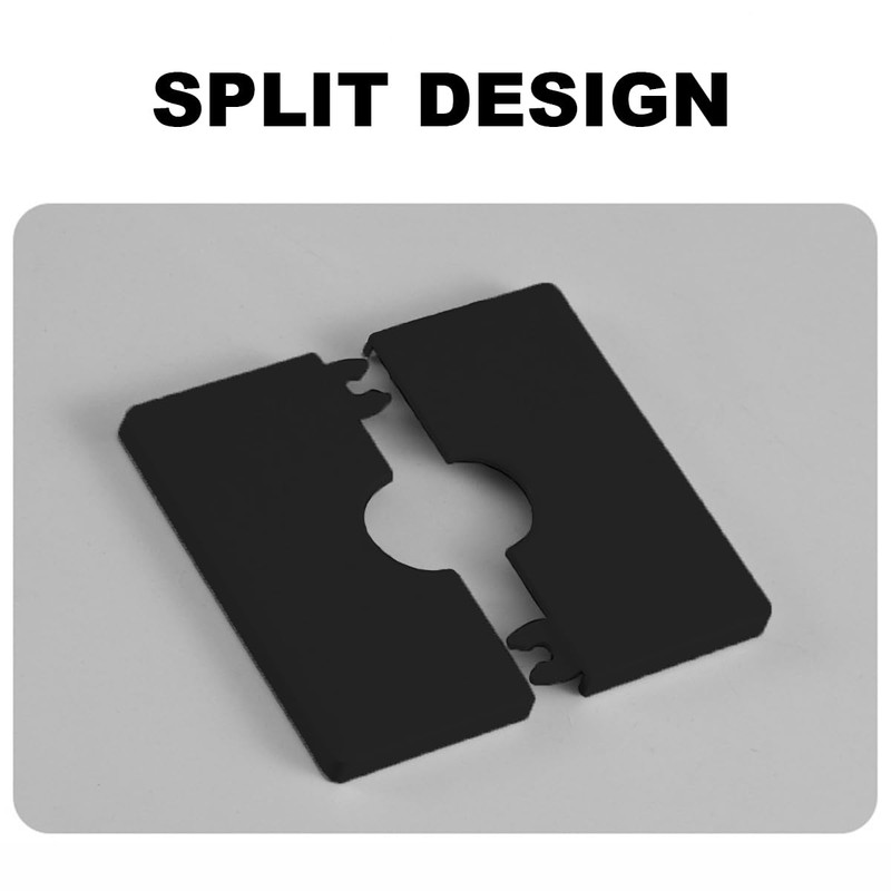 2 Pcs Plumbing Cover Plates, Square Shower Arm Flange Escutcheon