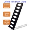 DuuMuut Cast Iron Drain Grate, 17x4 Outdoor Drain Cover, 3