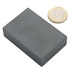 Quadermagnet 60,0 x 40,0 x 15,0 mm Y35 Ferrit -