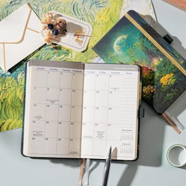 2025-2028 Pocket Planner/Calendar - Monthly Pocket Planner/Calendar 2025-2028, Jul.2025 - Jun.2028(36 Months), 6.2" x 4", 3 Year Monthly Planner with Inner Pocket & Pen Hold - Dreaming Moon