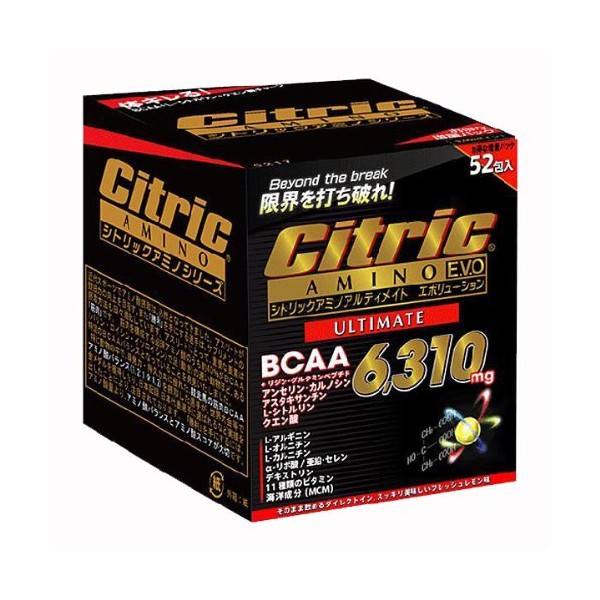 Citric AMINO (for athletes) Ultimate Evolution 7.5g x 52 packs 5286