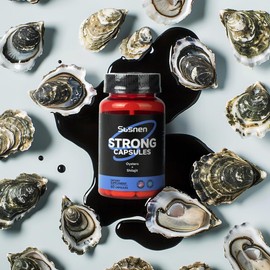 Susnen Strong Capsules, with Oyster Titanium Seaweed Extract, Minerals, Promotes Absorption, Male Energy Supplement, Strengthens The Body and Provides Natural Energy to The Body. (60 capsules)