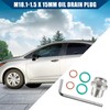 Hihaha Oil Pan Thread Repair Kit/for Car/Durable Stainless Steel M18.1-1.5