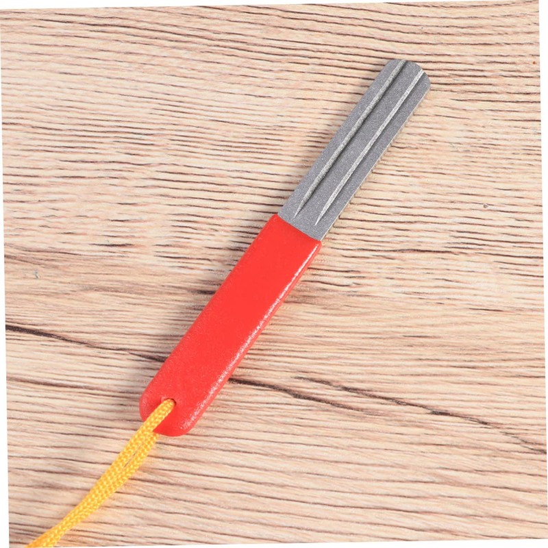 TEHAUX Dual Grit Diamond Fishing Hook Sharpener 2-Sided Hook File
