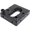 Daiilg Woodworking Drill Guide Adjustable Drilling Template Black Plastic+Metal 28x10cm