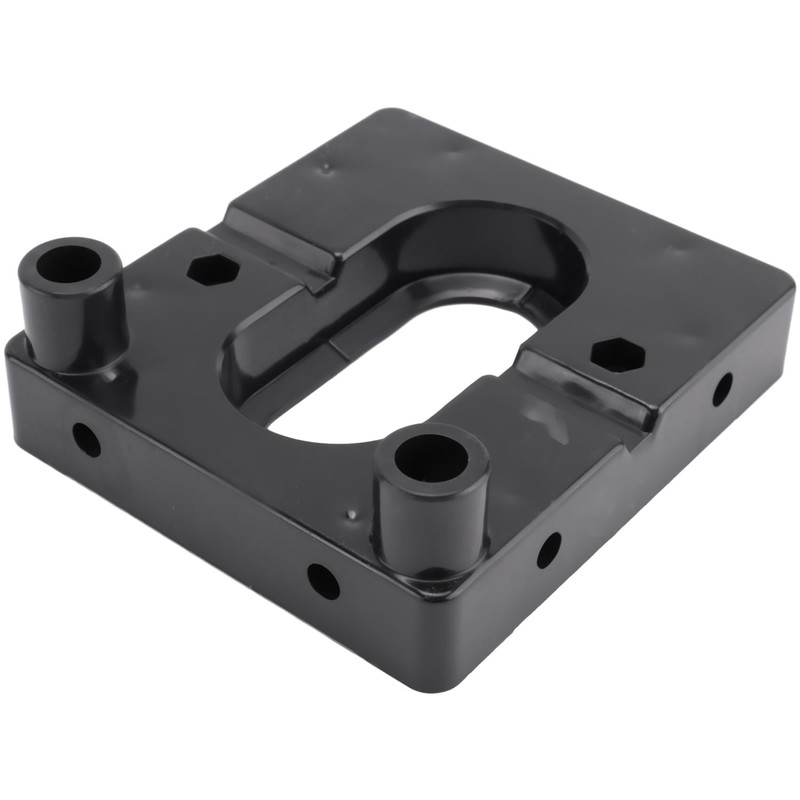 Daiilg Woodworking Drill Guide Adjustable Drilling Template Black Plastic+Metal 28x10cm