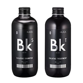 CALATAS Shampoo & Treatment Set, 8.5 fl oz (250 ml), Bk (Black)