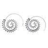 Miniblings Hoop Earrings Silver-Plated Rings Loops Earrings Round Hoop Earrings