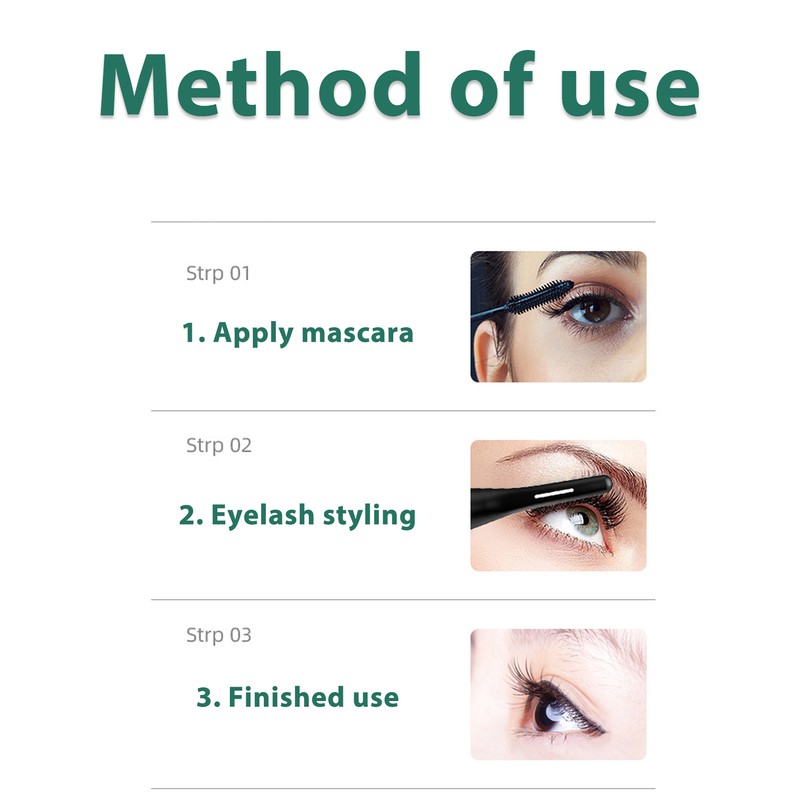 Heated Eyelash Curler Long Lasting Mini 4 Temperature Setting Rechargeable