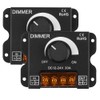 KEYGMA LED Strip Light Dimmer, DC 12-24V 30A PWM Knob