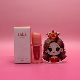 LAKA 1+1 Gelling Nude Gloss Mini 1.9g 20 types &&& 303 Peach Ring / 라카 1+1 젤링 누드 글로스 미니 1.9g 20종 &&& 303 복숭아링