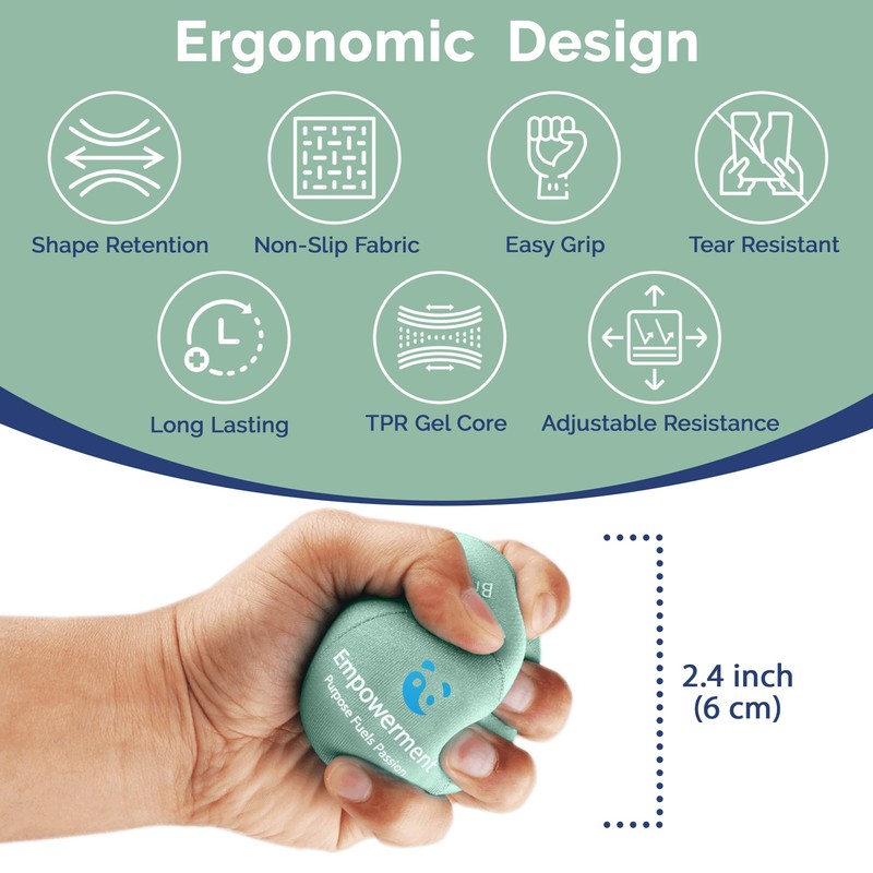 MindPanda Therapy Stress Balls For Adults - Expertly Designed For