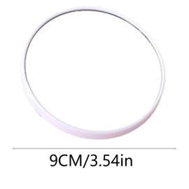 Eabdice 3 x Suction Cup Mirrors, Cosmetic Mirrors, 10 x Suction Cups, 15 cm, Suitable for Home Use, Beauty Salons and Travel