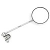 4" Chrome Extra Long Clamp-On Mirror - Long Stem