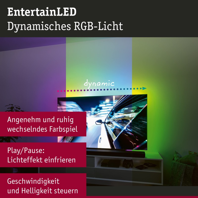 Paulmann 78880 LED Stripe USB TV Lighting 55 Inch 2
