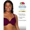 Fruit of the Loom Women's Smooth Cotton T-Shirt Bra-Ultra-Soft, Flexible,