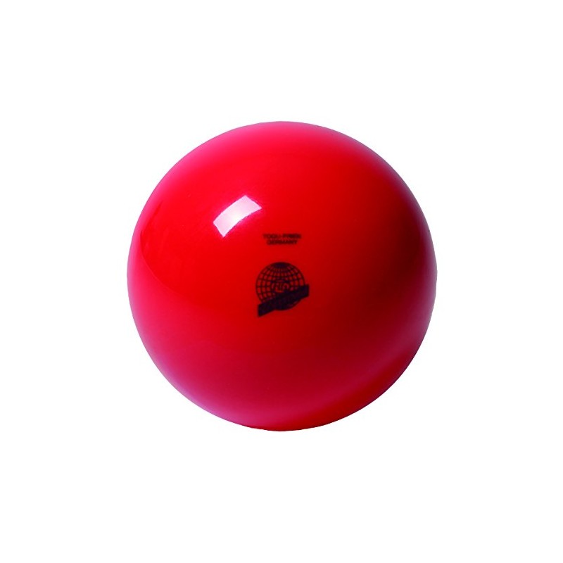 TOGU Unisex's Gymnastic FIG Best Unlacquered Ball-Red, 420g