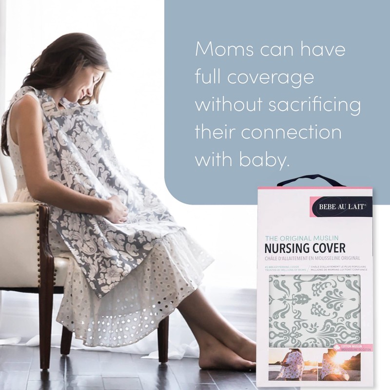Bebe au Lait Nursing Cover, Apron, Shawl, Privacy Covers for