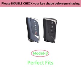 LCXJMWKL for Lexus Crystal Key Fob Cover,Compatible with ES350 ES300h UX200 LS500 LS500H LC500 LC500h Protector Sleeve Accessories
