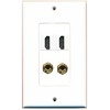 RiteAV - 2 Port HDMI 2 Port Banana Speaker Decorative