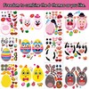 SmilinFit 24 Sheet Easter Stickers for Kids Toddlers, Easter Basket