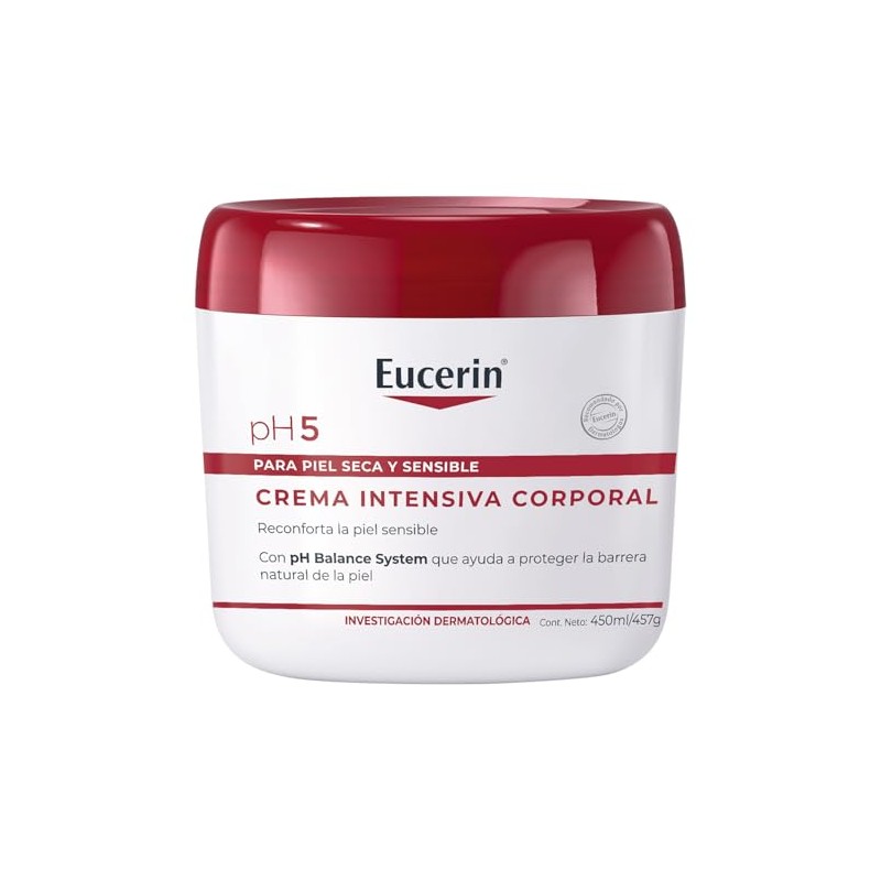 Eucerin Ph5 Crema Intensiva Corporal Para Piel Sensible O Seca,450Ml