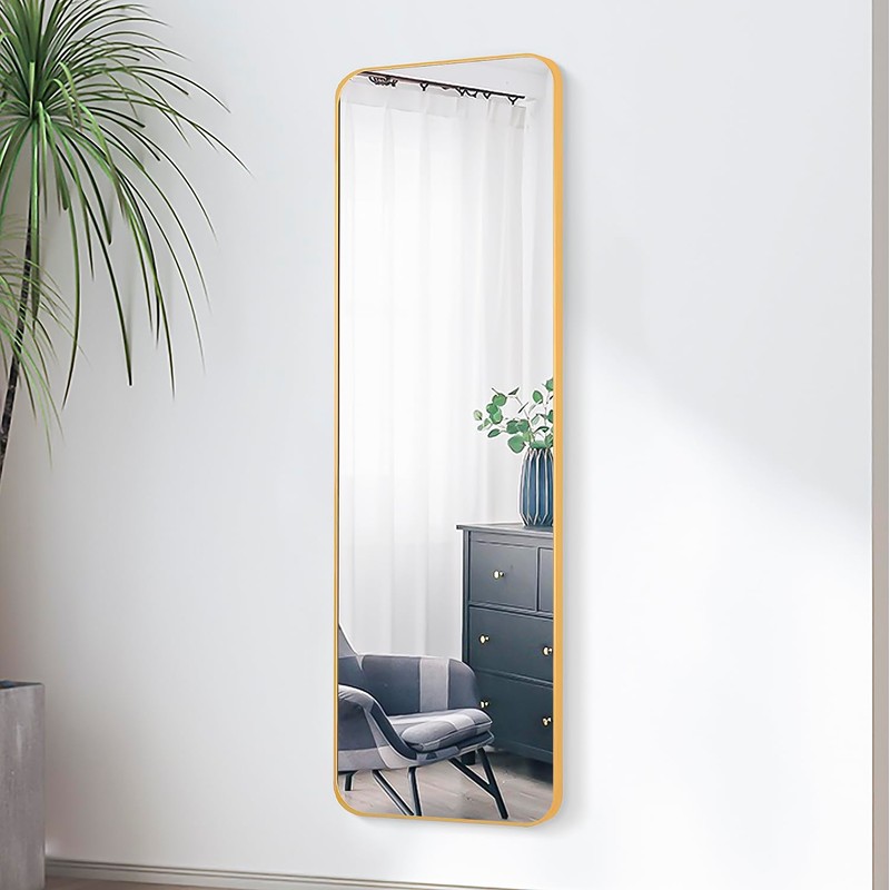 SCWF-GZ 57x20 Door Hanging Full Length Mirror, Floor Stand (Height