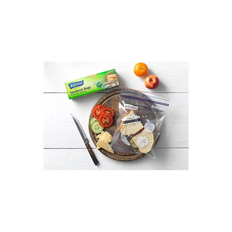 Bacofoil 25 Safeloc Sandwich Bags Small 1 litre