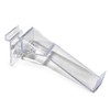 ZAPATERA DE ACRILICO GIRATORIA TRANSPARENTE PARA PANEL RANURADO | 10