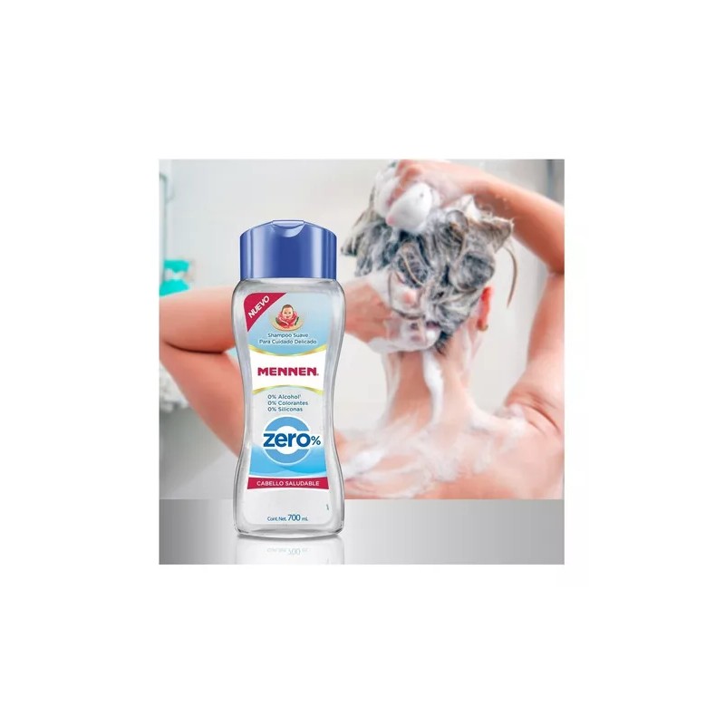 Mennen Shampoo Mennen Zero Cabello Saludable 700ml