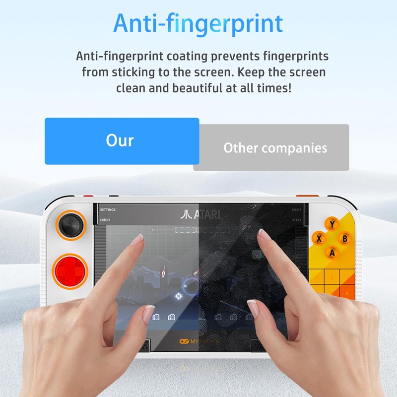 NOUKAJU [2Pack] Screen Protector for My Arcade Atari Gamestation Go,